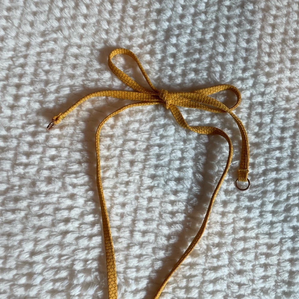 Seafolly | Stardust U-Tube Bandeau Bikini Top in Saffron | Swim Top | NWOT - Picture 12 of 16